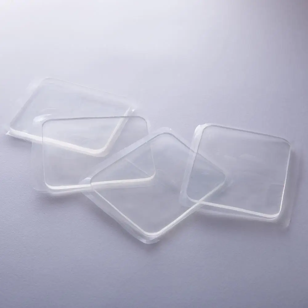 10pcs Super Sticky Silicone Gel Pads Clear, Anti-Slip Gel Pads Auto Gel  Holders, Durable Washable Cell pad, Transparent gripping Pads 