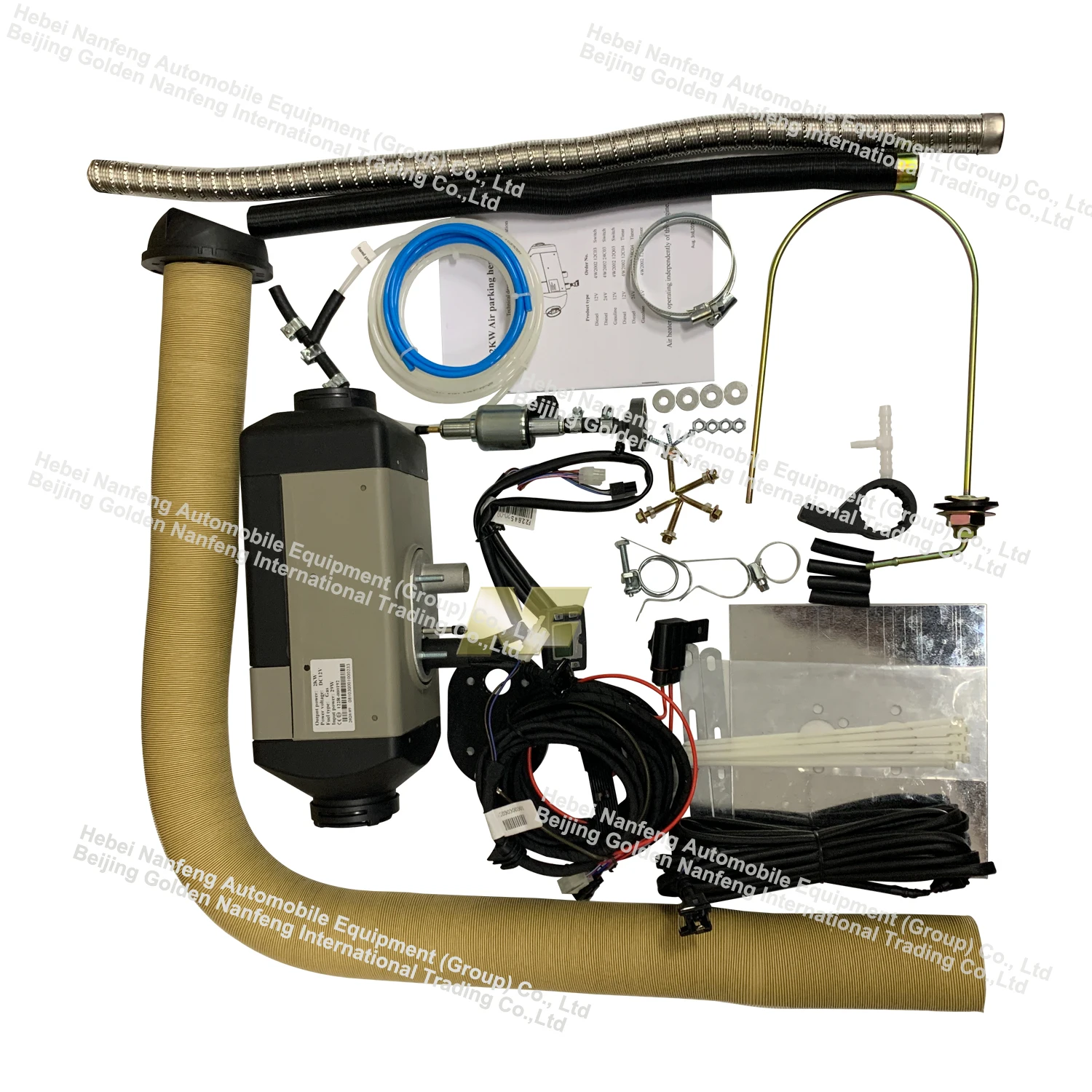 車のためのWebasto 2kwガソリンヒーター12V 24ボルト高高度5000m