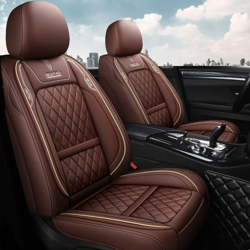 Custom Auto Accessory Protector Type Waterproof Durable Embossed Universal Car Seat Cover
