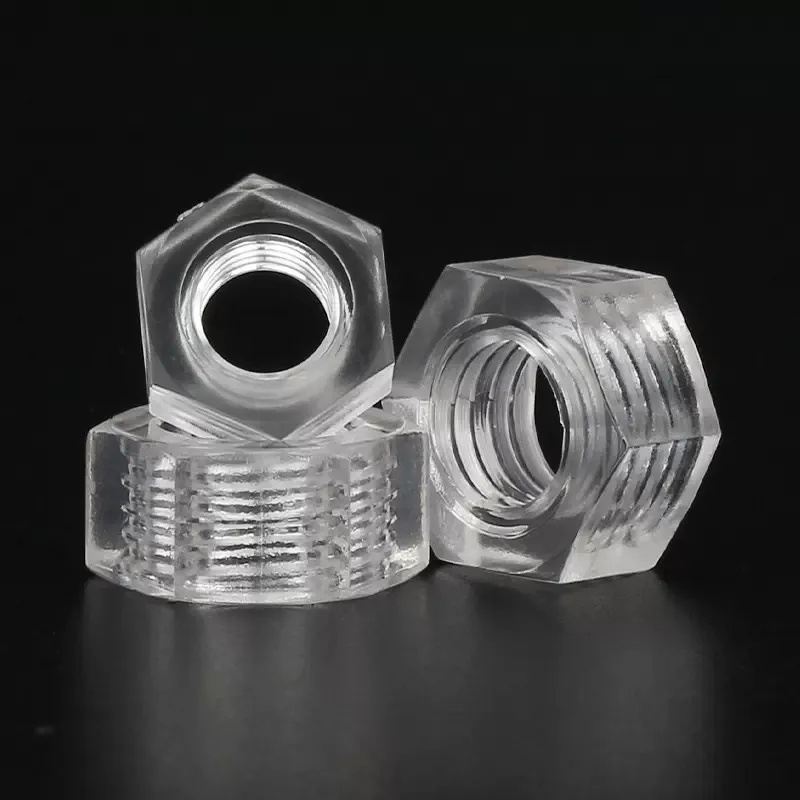 thumbnail image 2 of 1000pcs/lot DIN934 Transparent Insulated Hex Hexagon Nut M2 M2.5 2 of 10