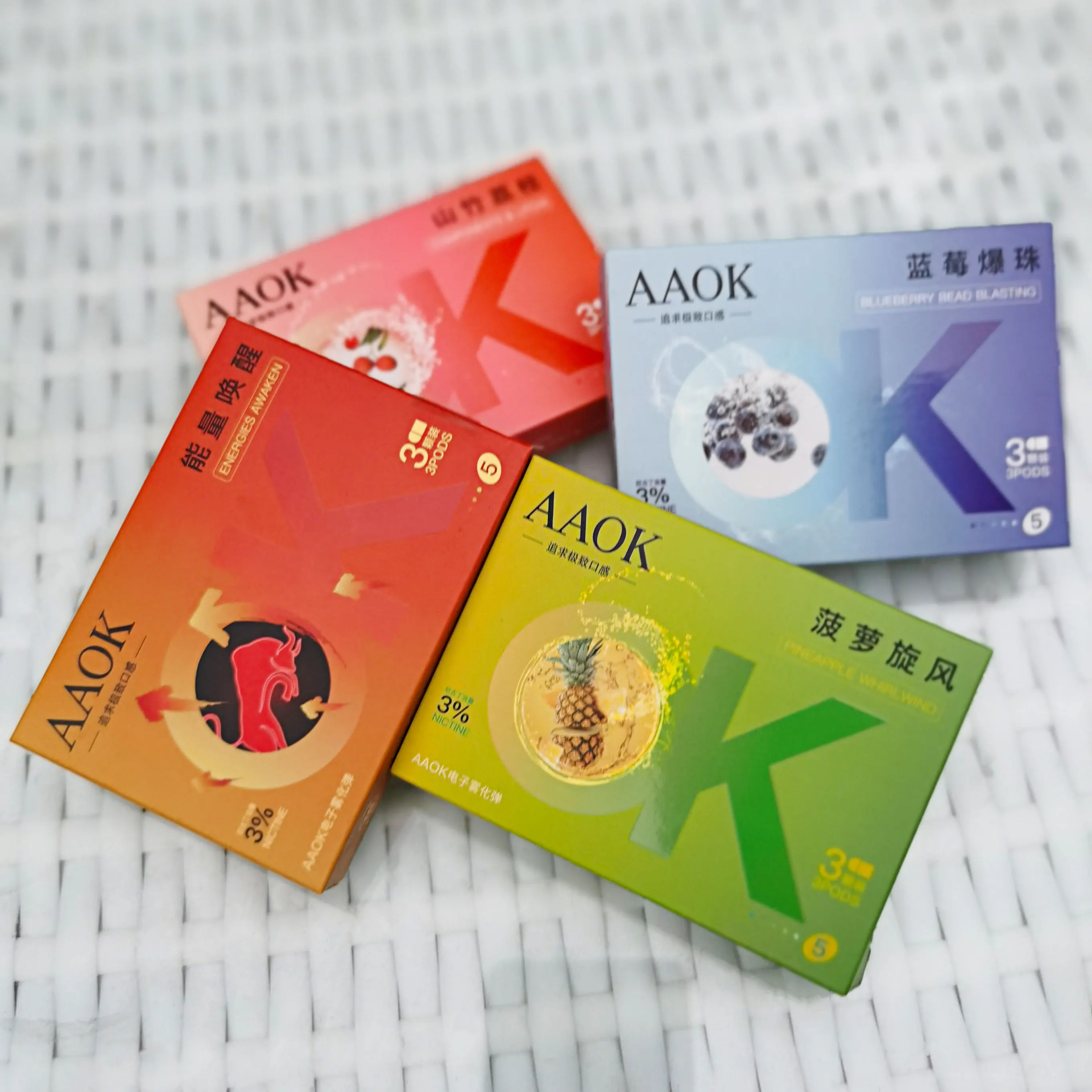 Одноразовые электронные сигареты AAOK aсигареты, совместимые с Relx, заводская цена