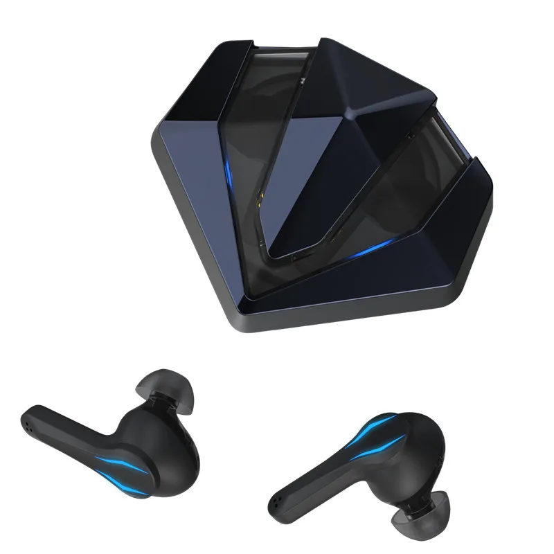 Low Latency Mini Stereo True Wireless Earphones in Ear Sports Waterproof TWS Wireless Gaming Earbuds with 2 Mic for Phone