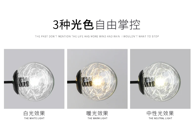 Invisible Fan Chandelier 42inch Hotel Dining Hall Bedroom Residential Indoor Modern Simple E27 Fan Ceiling Led Bulb Lights