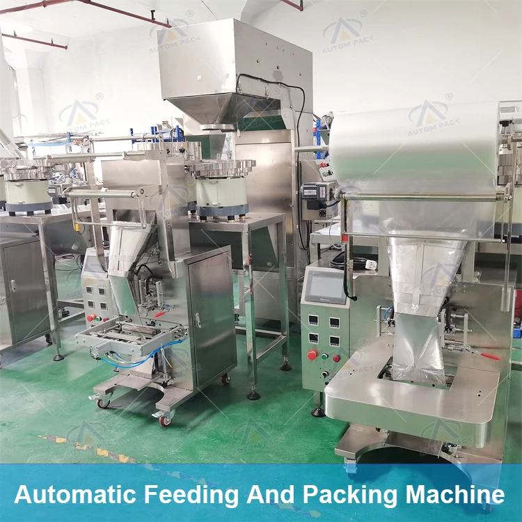 Factory Counting / Sorting Hardware Fittings Bolt Screws Fastener Bullet Screw Mixed Plastic Bag Counting Packing Machine