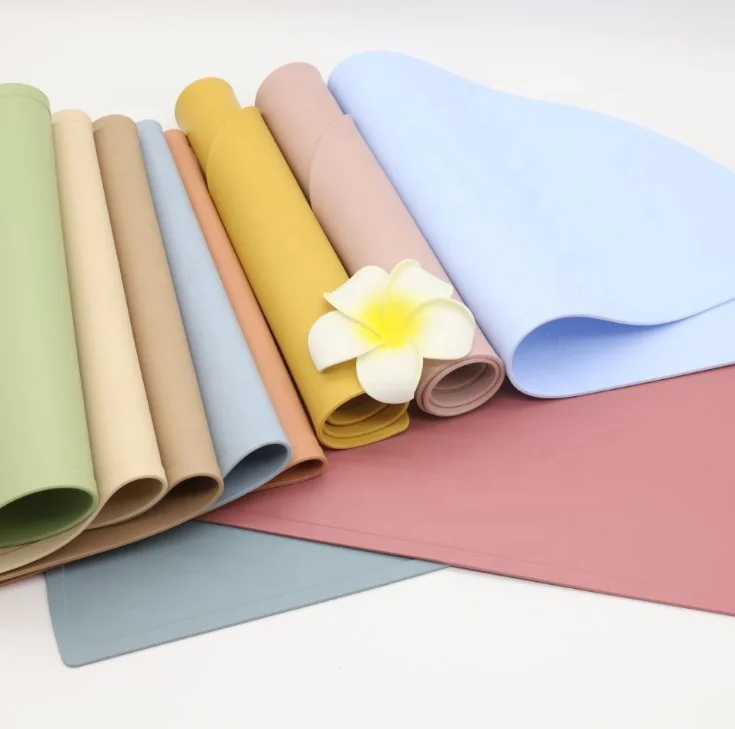 Silicone Placemat For Kids Baby Toddlers Nonslip Tablemats Resistant