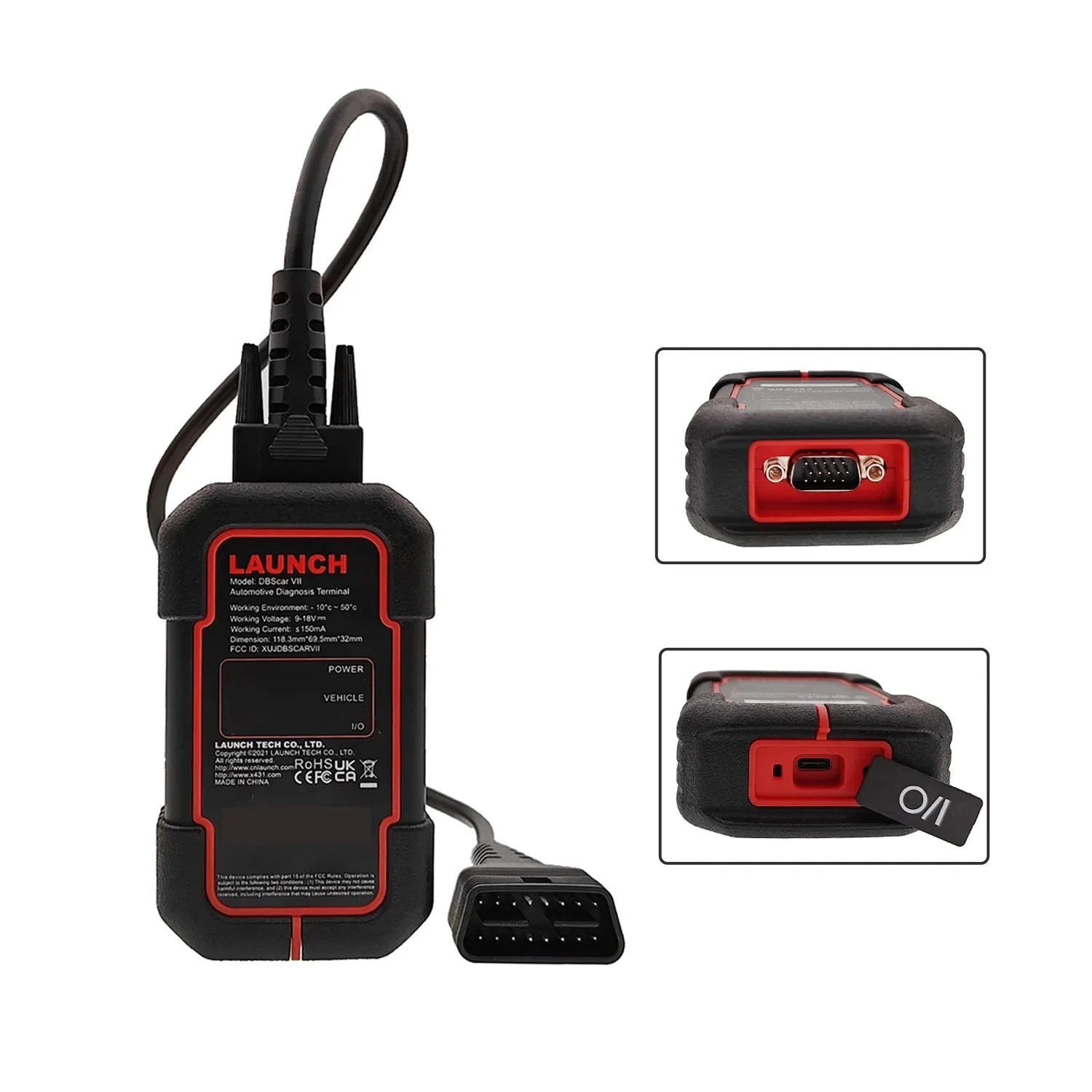 Launch X431 Dbscar Vii Bluetooth Connector Dbscar 7 Scanner Support ...