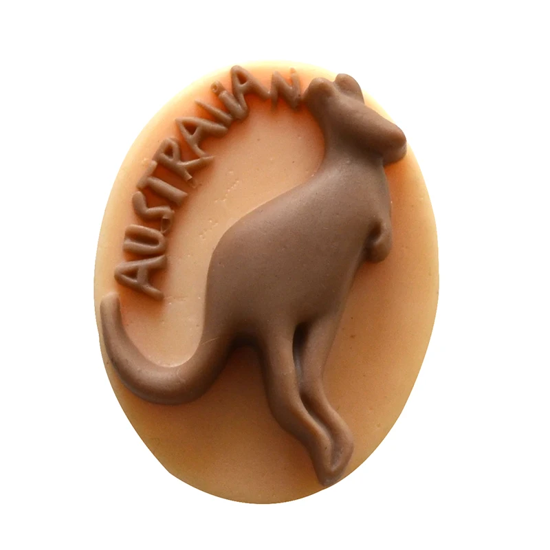 DIY Handmade Craft Animal Kangaroo Shape Silicone Soap Mold for Soap Making