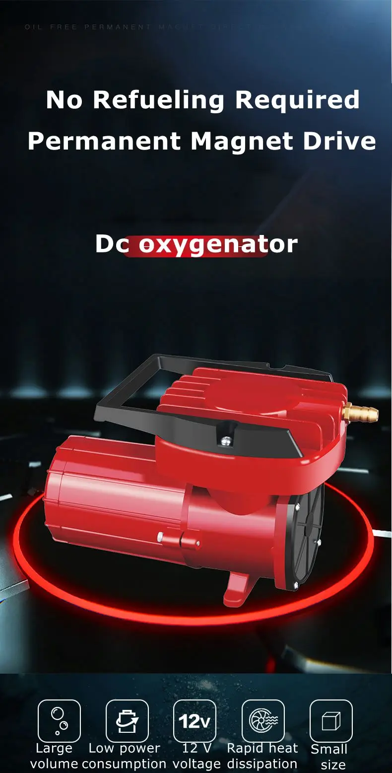 Sunsun 12v Mini Battery Powered Dc Aquarium Air Pump For Fish Buy