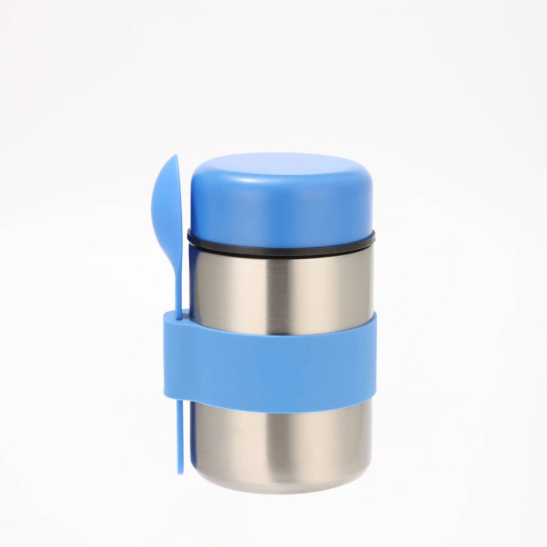 400ml  Keep Hot and Cold Double Wall Stainless Steel Insulated Food Flask Jar for Kids with Spoon