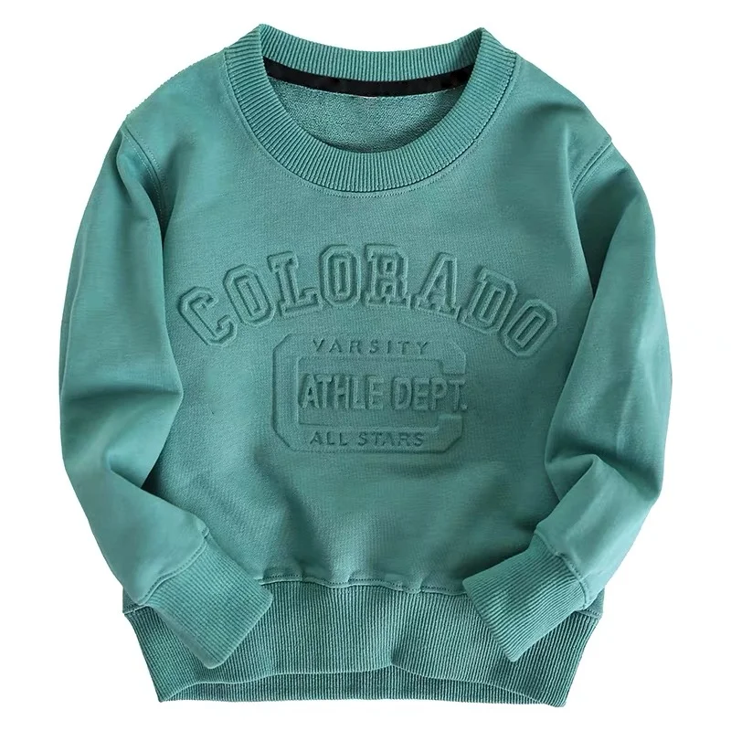 custom embossed sweatshirt