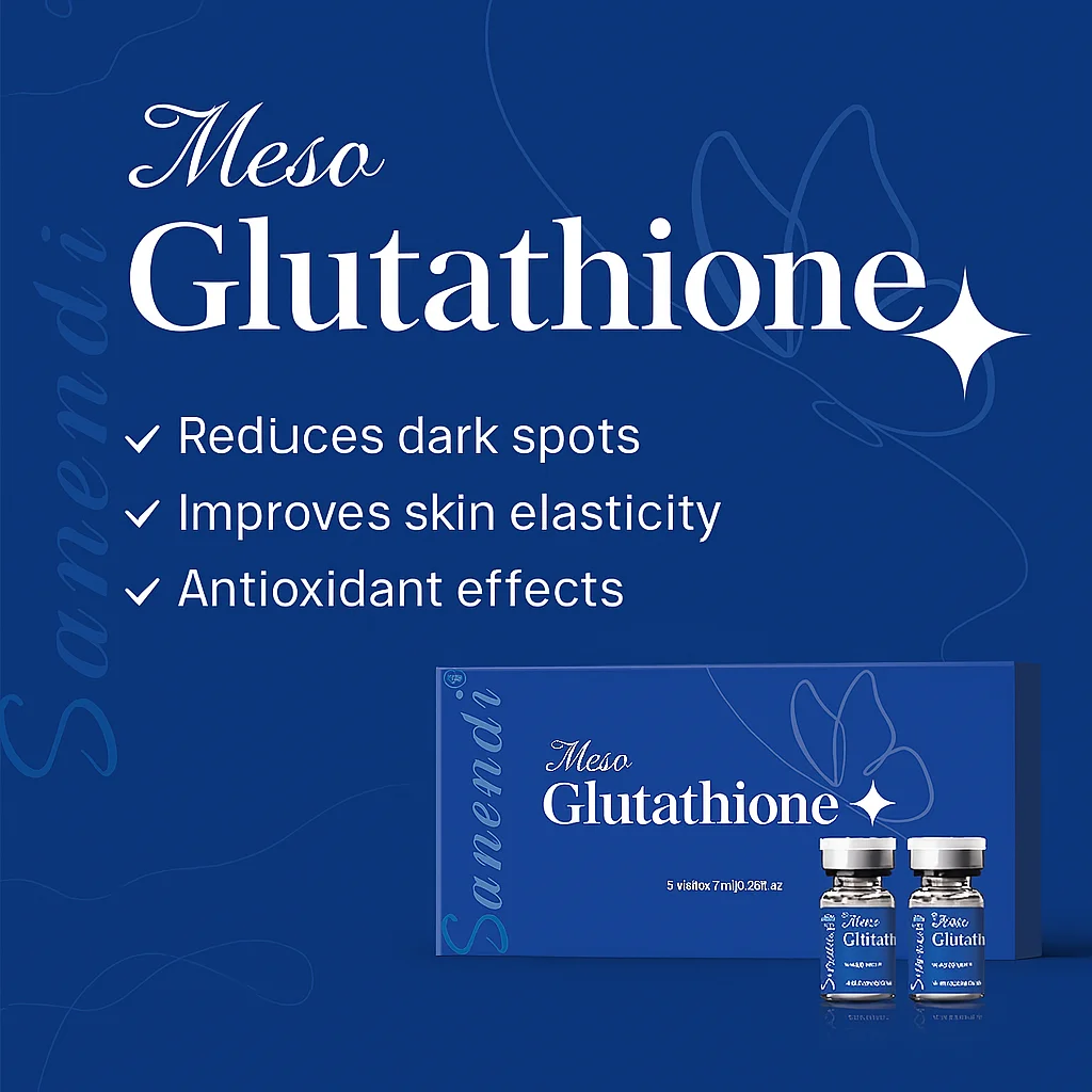Glutathione Serum OEM Custom Anti-Aging Whitening Facial Skin Brightening  Wrinkle Reduction Deep Hydration Dark Spot 30ml Gold