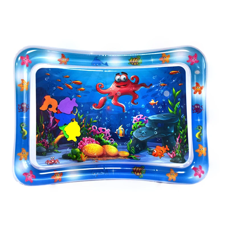 OEM Summer Cool Toys Cartoon Lovely Baby Inflatable Water Play Mats manufacture