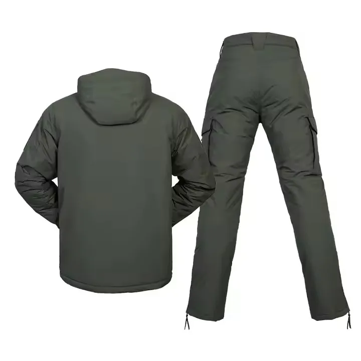 Portable Waterproof Cold-Proof Suit Outdoor Warm Cotton Clothing Training Uniform