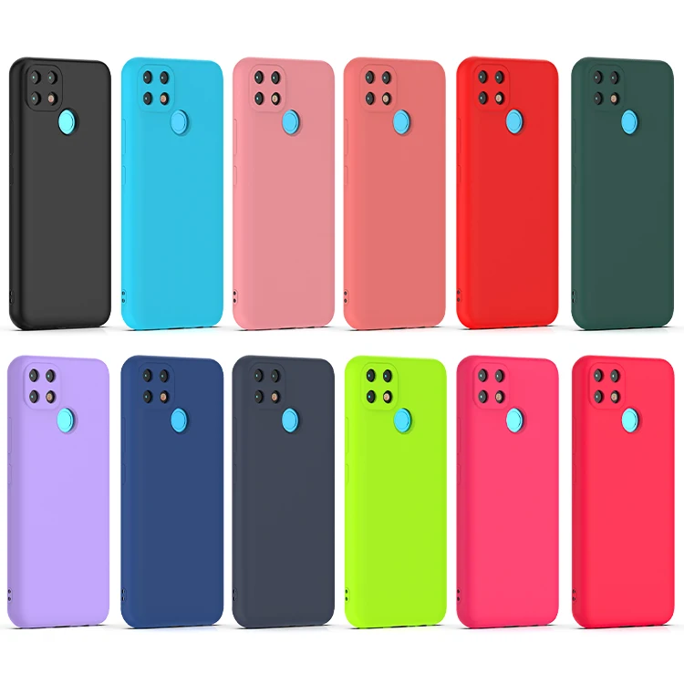 Solid Color Mobile Phone Cases Skin Feeling Back Cover for Realme 14 Pro Lite C75 C25 P3x P3 Tpu Silicone Case Wholesale
