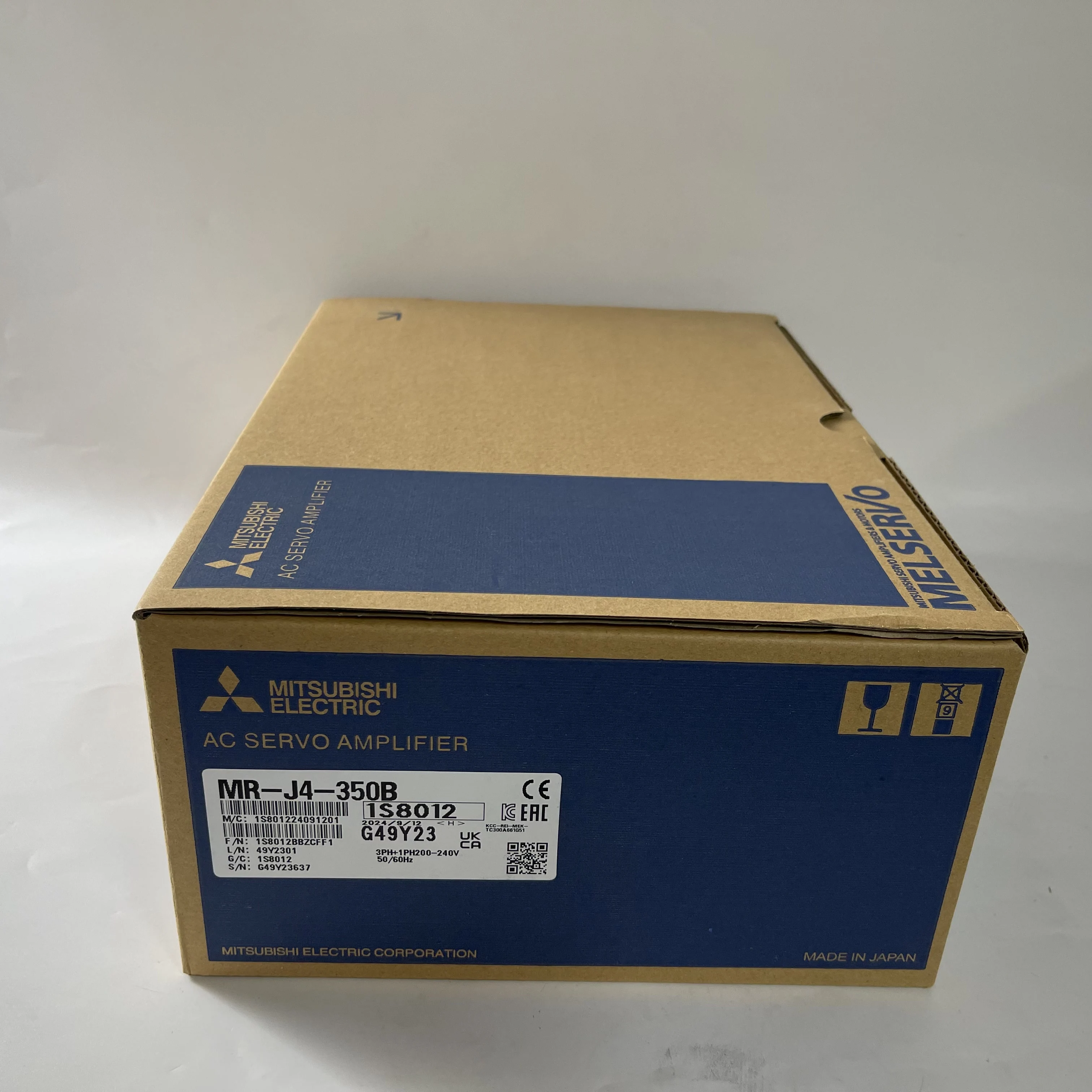 Mitsubishi MELSERVO J4 Series AC Servo Amplifier MR-J4-350B Mitsubishi MELSERVO J4 Series AC Servo Amplifier MR-J4-350B