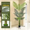 180cm high sim-loose-tail kwai-13 leaves-black plastic basin