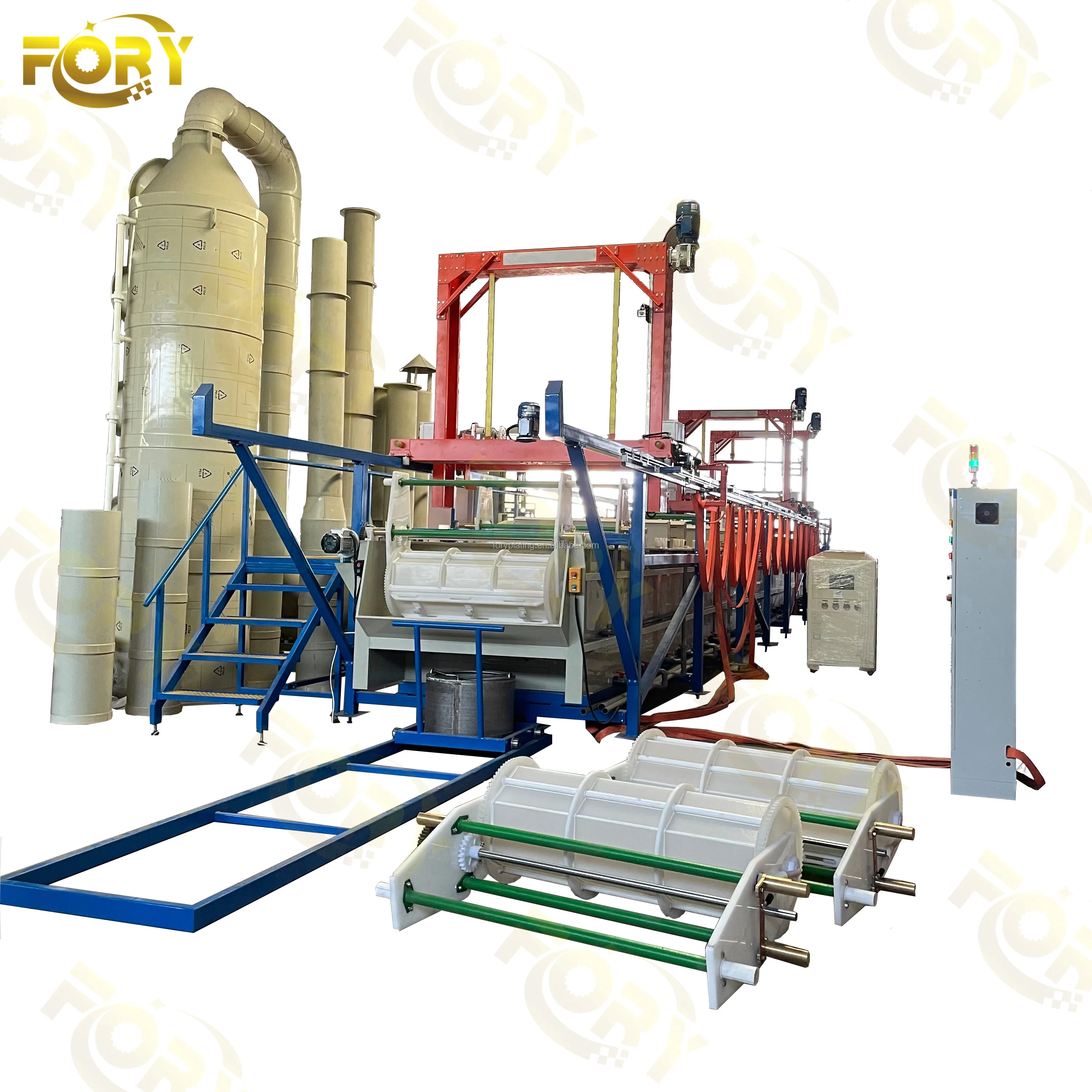 Fory electroplating machine/galvanic bath/hard chrome plating equipment ...