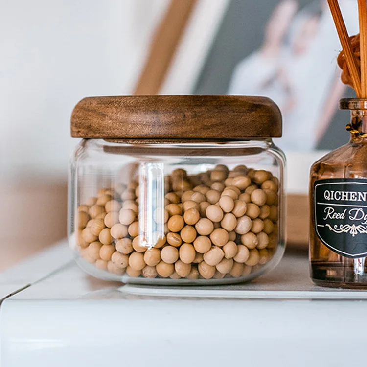 Eco Friendly Kitchen Storage 500ml 650ml Airtight Spice Food Storage