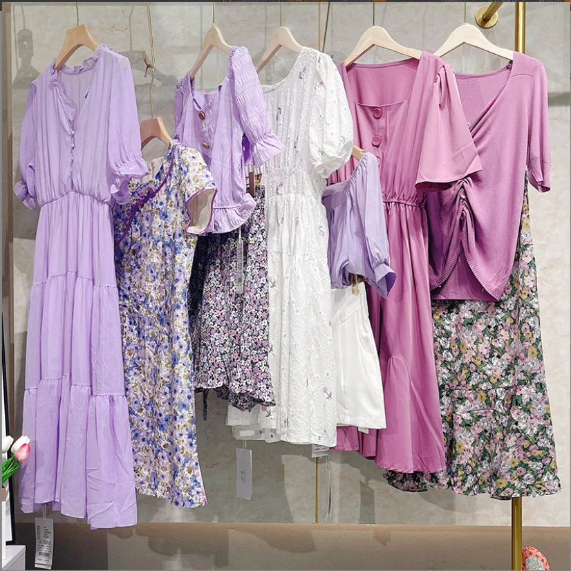 Mix Dresses Brand Discount Women's Clothing Clearance Wholesale Used