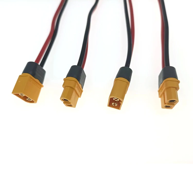 XT30 XT60 XT60H Plug Extension Cable 12AWG Extension Adapter Female Male Connector Cable For Rc Lipo Battery