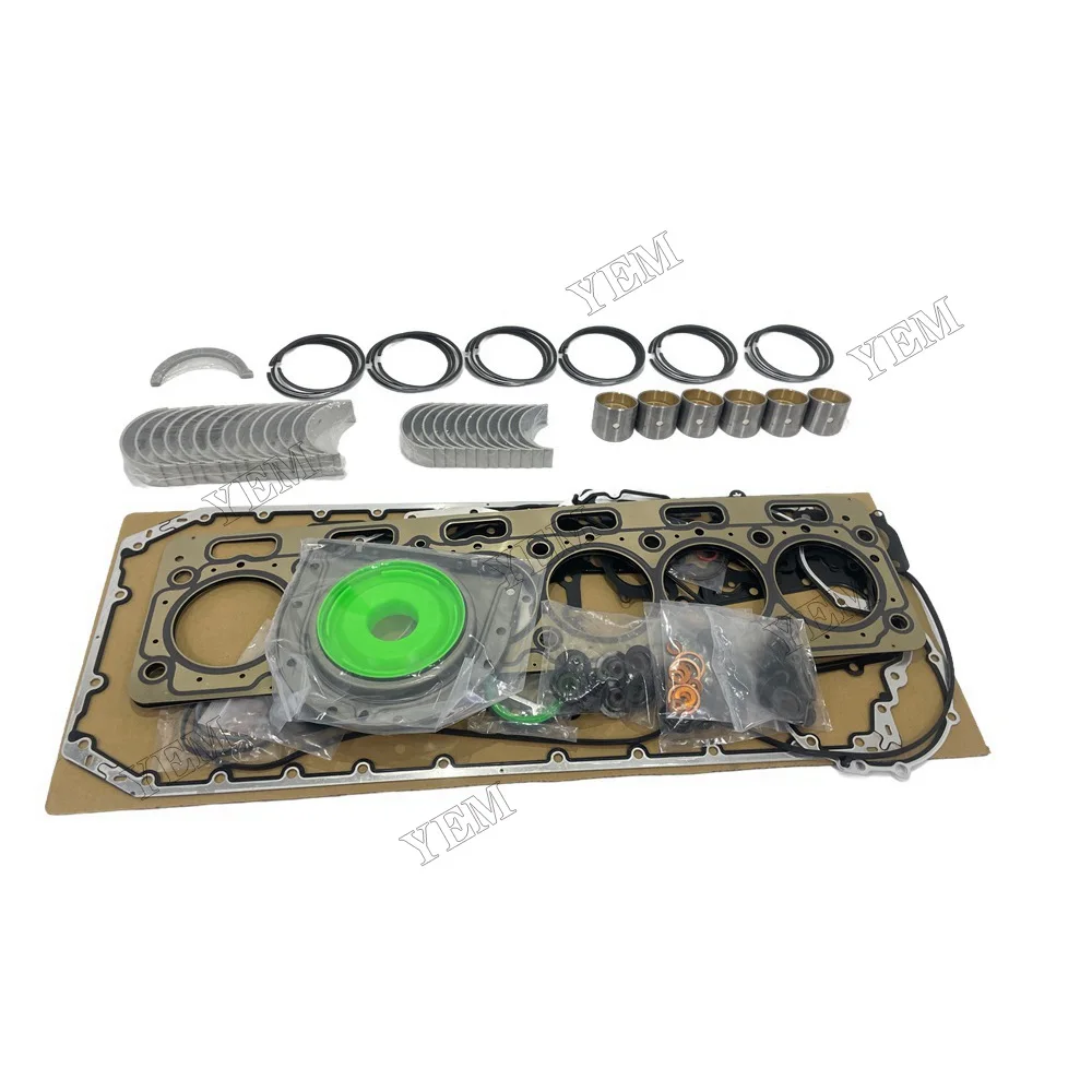 Stock Complete Overhaul Re-ring Kit Suitable for Caterpillar C7.1 Heavy Equipment Engine Parts 6