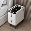 White / Wireless Charging+3-Color LED+USB+Fingerprint Lock