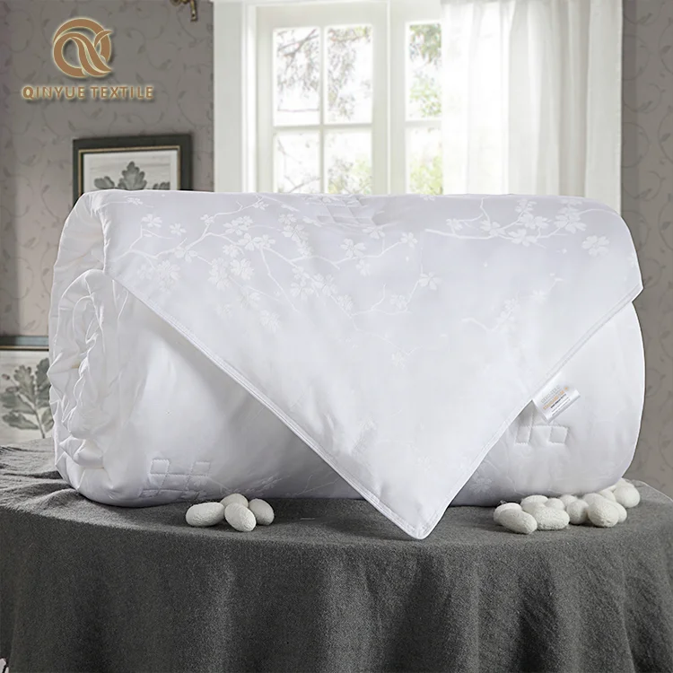 Winter Home Silk Filling Handmade Comforter Quilt Veste En Duvet De Canard Summer Quilts Bedding Sets