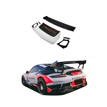 For Porsche 991 GT3 dry carbon fiber tail wing for Porsche 991.1 991.2 GT3 Style rear spoiler 2012-2018