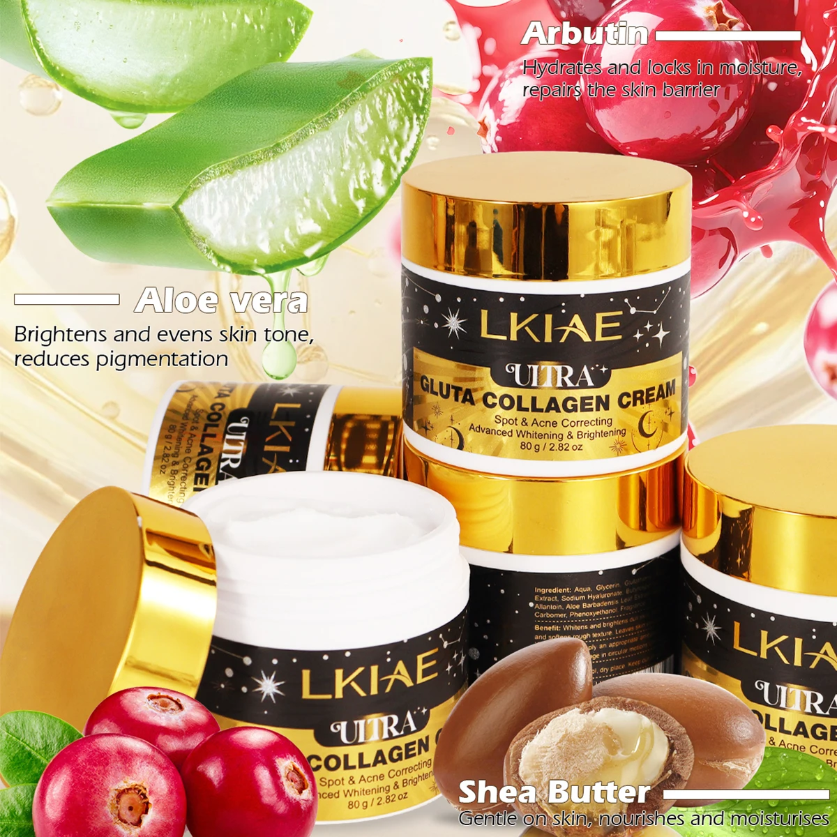 glutathione cream with natural ingredients Kojic Lip | Alpha Arbutin Hibiscus | Hyaluronic Acid | Handmade Small Batch Neurobiologix Glutathione Topical Cream