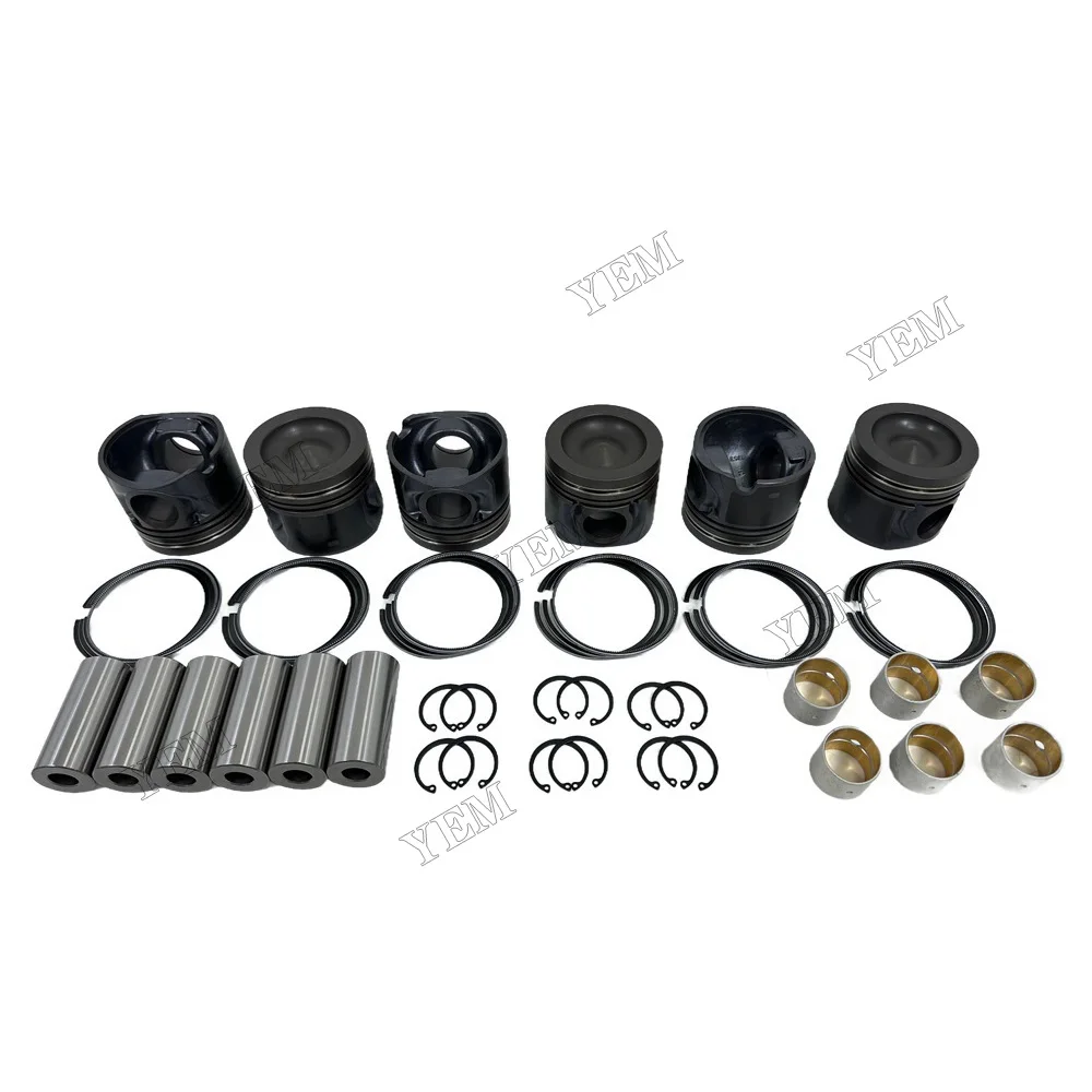 High Performance Pistons Set With Cylinder Piston Ring Suitable for Caterpillar C7 Engine Parts
