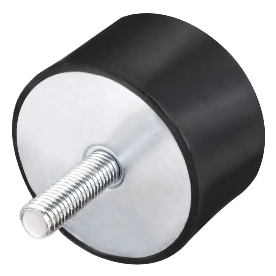 Anpassbarer Gummi-Stoßdämpfer mit Gewinde Gummipuffer Shake Proof Vibrations isolator Caster Anti vibrations halterung
