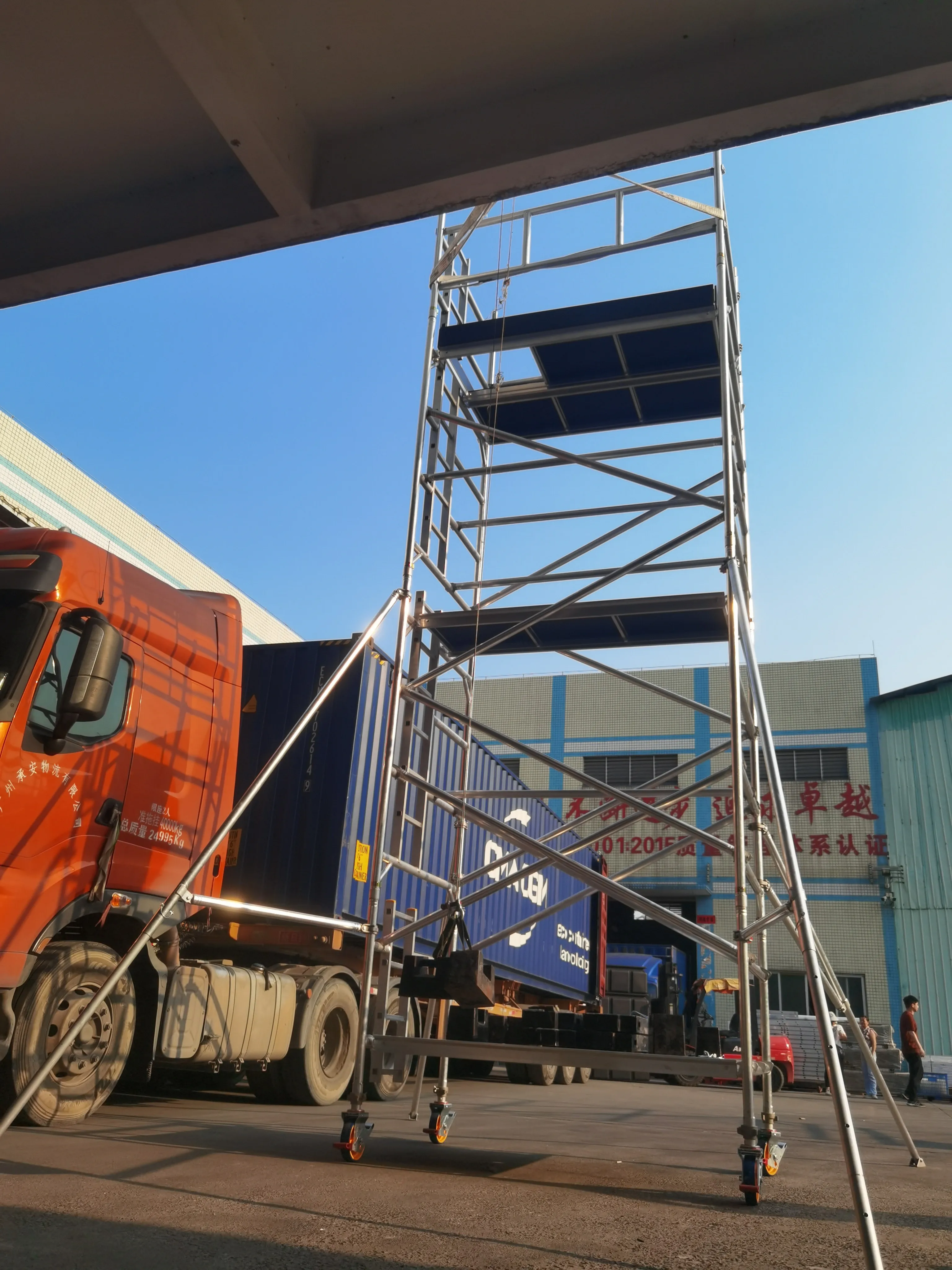 Kingbridge Construction 6M Height Mobile Aluminum Scaffold Tower Simple ...