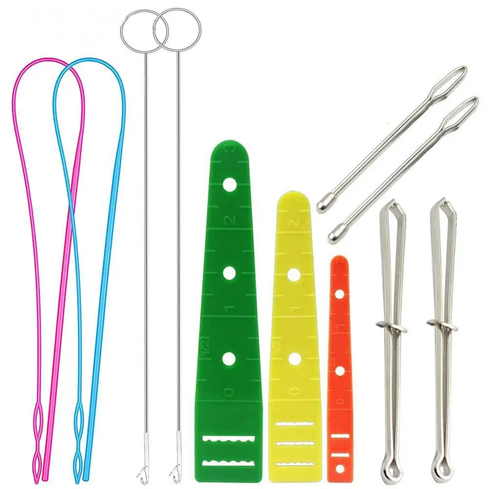Drawstring Threader Tool Set Long Drawstring Threader Sewing Loop