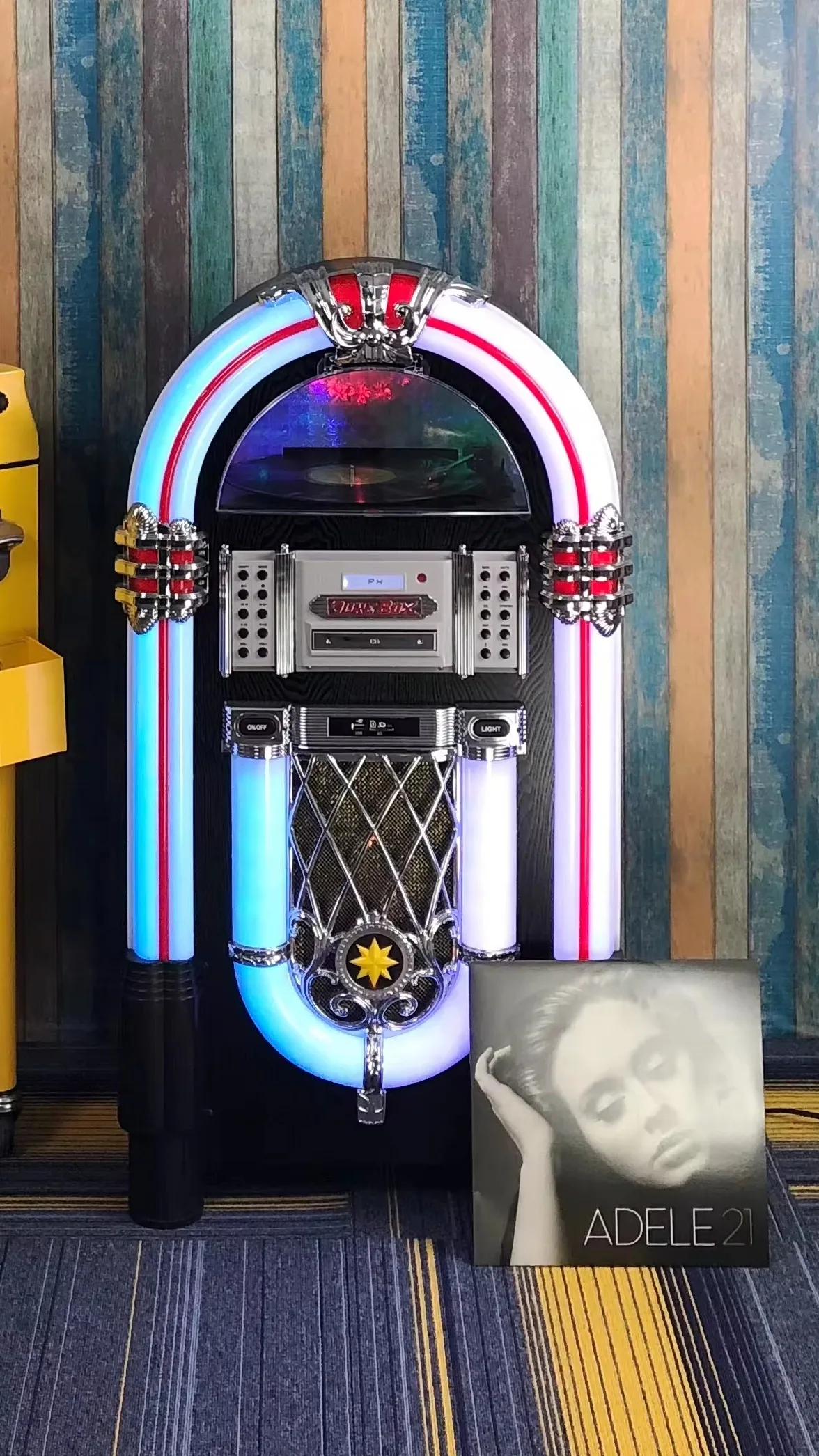 JSY01-02PH Vintage Jukebox - Full-Size with Vinyl Player