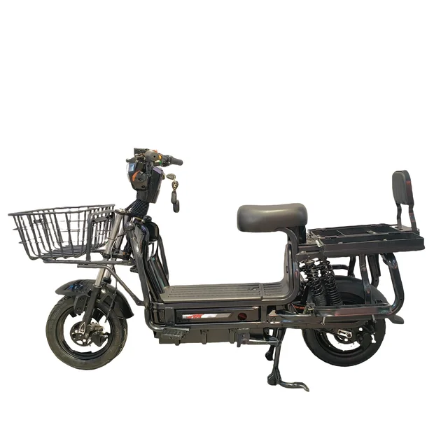 Long Distance Power Goods Delivery 1200W 2000W Ebike Scooter Electric Motorcycle For Adult