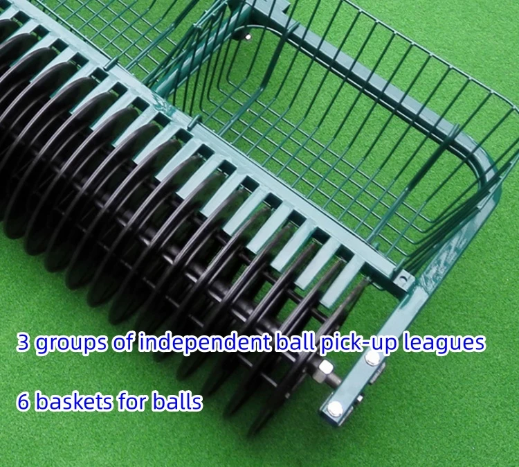 High Quality Durable 60 Lane 3 Section Golf Range Ball Picker Golf Ball