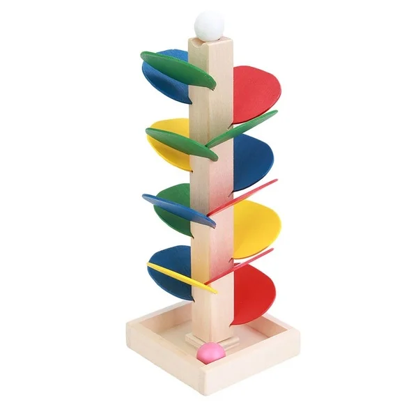 wooden marble run wooden building blocks for kids - buy colorful