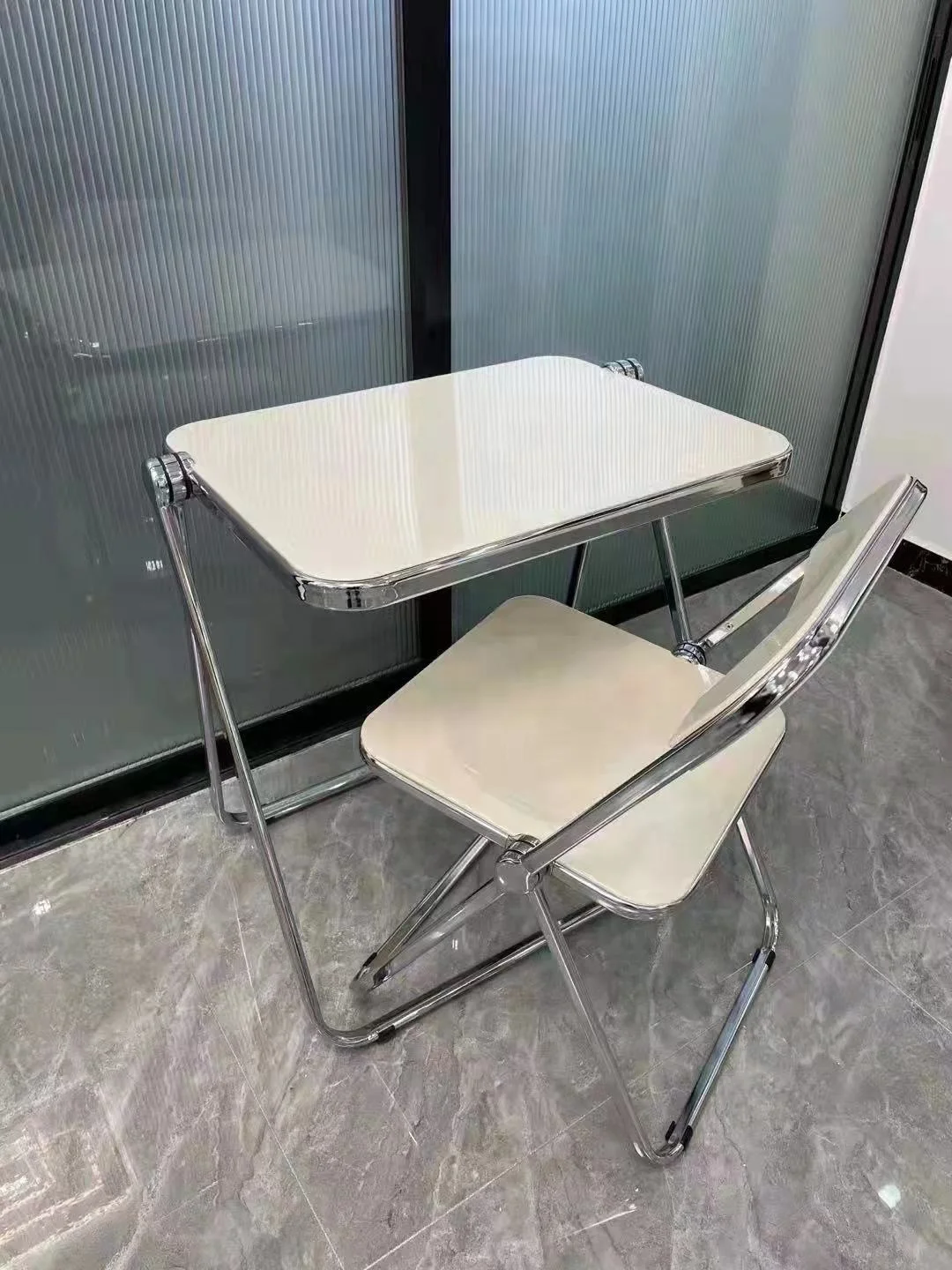 YWJ Yaweijia Table Laptop and Study Folding Plastic Folding Table Folding Table and Chairs for Events