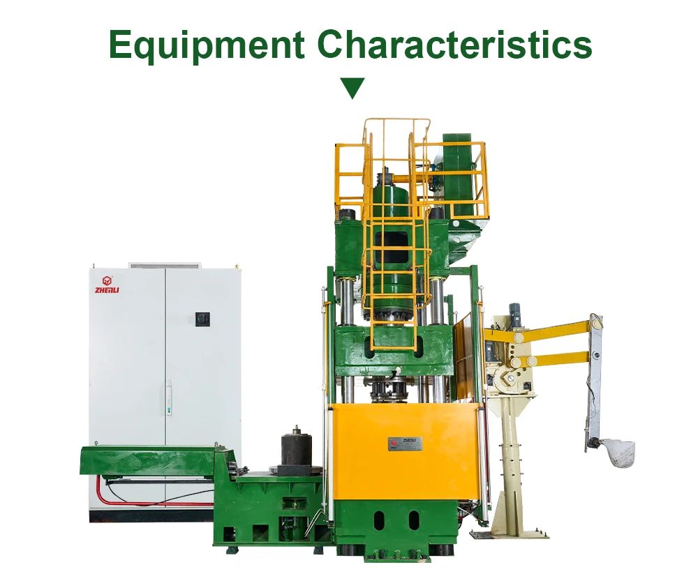 ZhenLi Factory 40T Vertical Rotor Die Casting Machines Aluminum Gravity Metal Casting Machinery factory