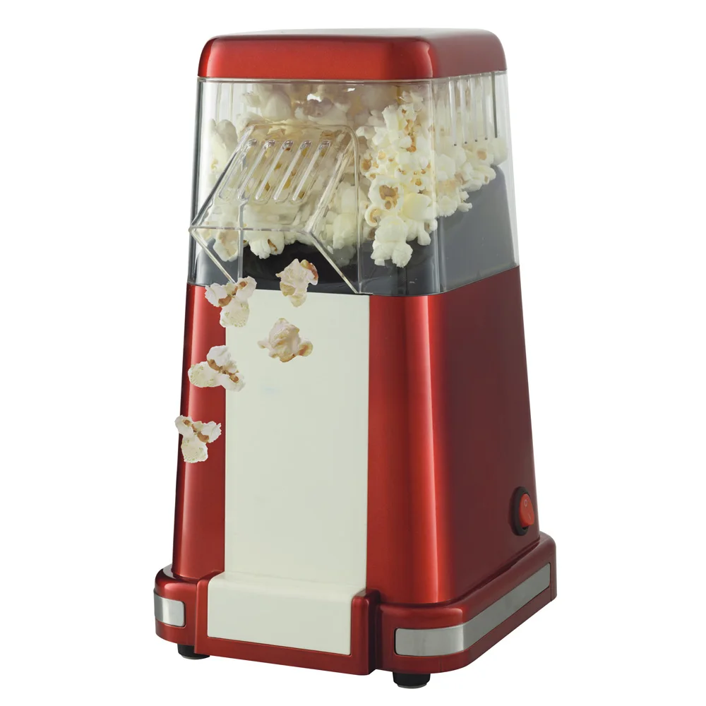 Electric Corn Popper Quiet Operation Hot Air Popcorn Maker With Switch