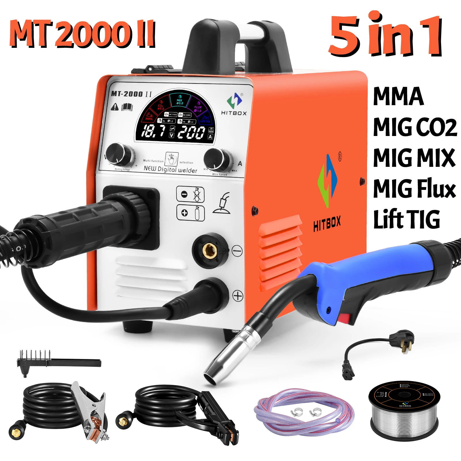 HITBOX MT2000 II MIG Welder - Versatile and Efficient