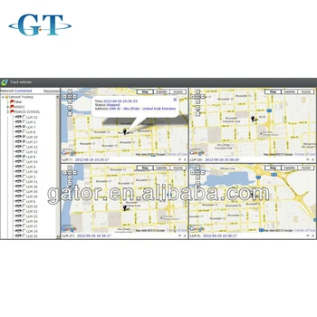 PC-based Web GPS Tracking System Platform Support 8000 units Device
