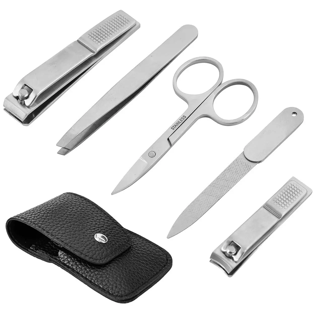 Travel Nail Care Kit And Nail Clipper Set With Stainless Steel Fingernail Clipper & Pedicure