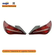 GUGO 2017-2019 CLA-Class W117 MODEL Rear Tail Light for MERCEDES-BENZ Red Clear Lens 12V Turn Signal Function New Used Available