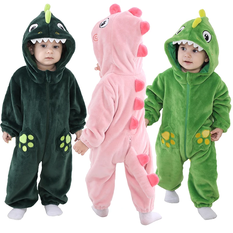 Wholesale Toddler Dinosaur Costume Kids Cartoon Onesie