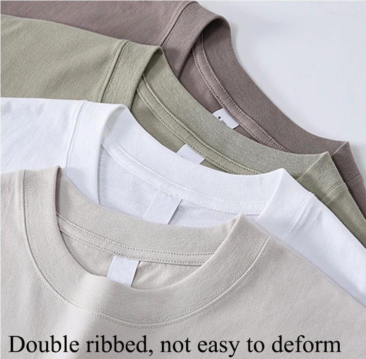 High-quality Trendy Brand T-shirt Japanese Heavy Linen Cotton Round ...
