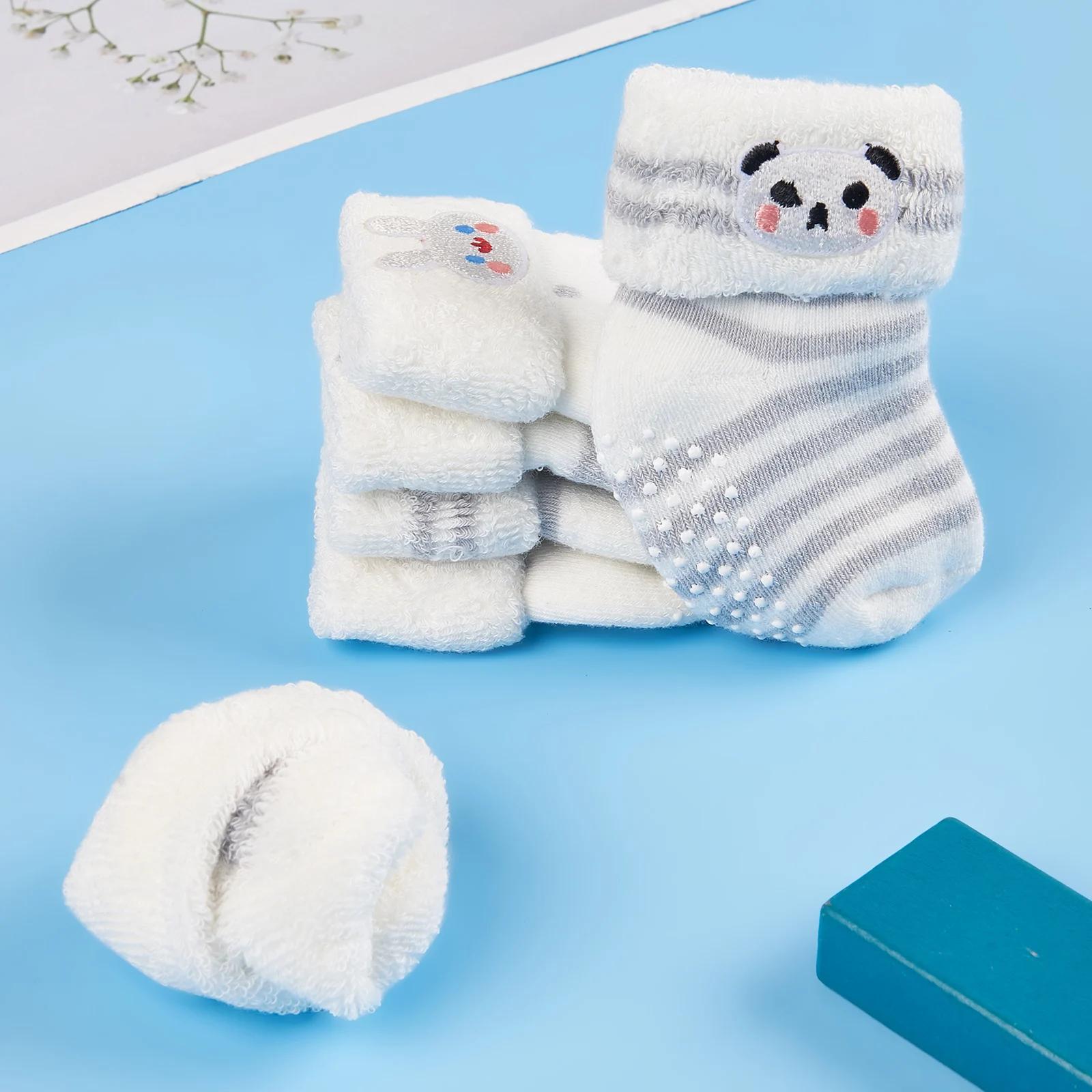 New Children Newborn Baby Socks 612 Months Cartoon Mid Tuben Sock For