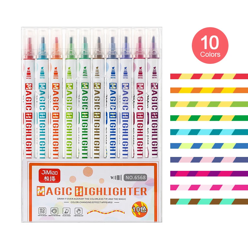 Набор маркера с изменяющимся цветом 10 шт.