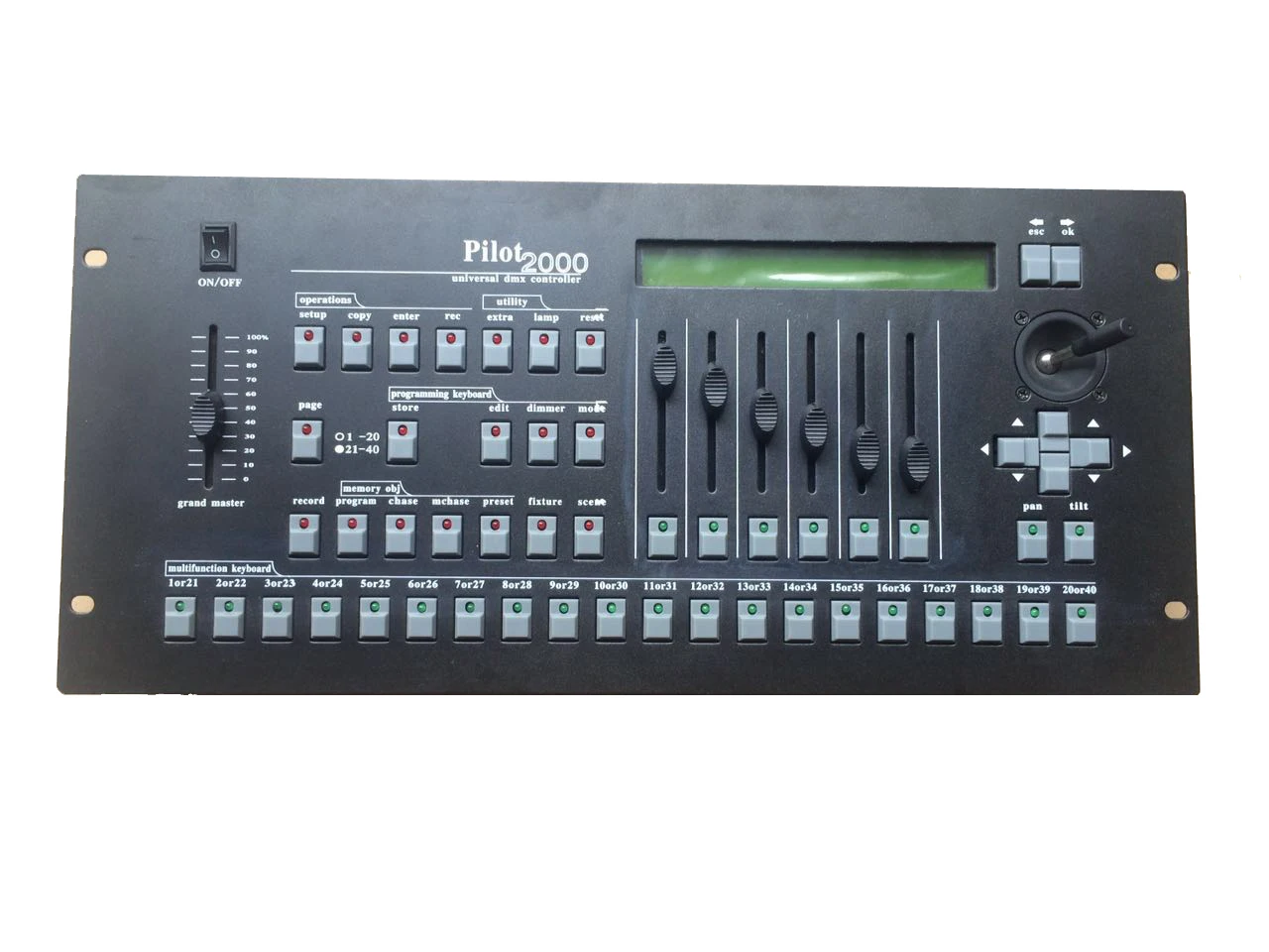 High Quality Pilot 2000 DMX Controller Pilot PCB Motherboard DMX Console 2048 Channel DMX Light Controller DJ Light
