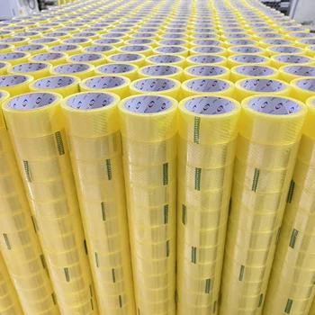 High Quality 5.0cm Wide Self-Adhesive BOPP Tape Single Waterproof Pressure Sensitive Acrylic Chinese Manufacturer Logo Supply